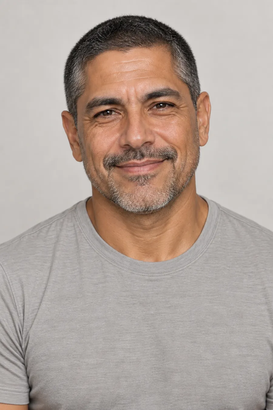 Richard laughing, studio